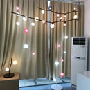 GobekUsa Glass Branch Chandelier: LED Home Decor Lighting for Living Room & Dining Table