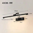 Adjustable LED Wall Lamp Modern Bathroom Light 46cm 56cm AC85-265V Bedroom Sconce GobekUsa
