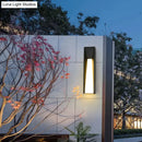GobekUsa Minimalist Rectangular Acrylic LED Wall Light for Courtyard