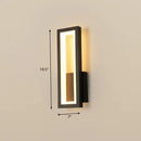 GobekUsa Sleek Rectangle LED Wall Sconce – Minimalist Metal Foyer Mount Light