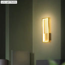 GobekUsa Sleek Rectangle LED Wall Sconce – Minimalist Metal Foyer Mount Light