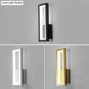 GobekUsa Contemporary LED Wall Sconce with Acrylic Shade for Bedside Lighting