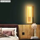 GobekUsa Contemporary LED Wall Sconce with Acrylic Shade for Bedside Lighting