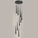 GobekUsa Minimalist Metallic Multi Ceiling Light  Staircase Suspension Lighting with Acrylic Shade