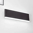GobekUsa Minimalistic Black Rectangle LED Aluminum Wall Light Fixture for Dining Room - Sizes: 4.5"/7" Dia