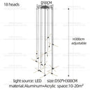 Modern Black Multi-Light Stairwell Pendant Light
