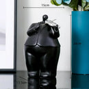 GobekUsa Human Figure Sculpture Musical Instrument Band Character Home Decoration