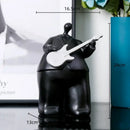 GobekUsa Human Figure Sculpture Musical Instrument Band Character Home Decoration