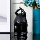 GobekUsa Human Figure Sculpture Musical Instrument Band Character Home Decoration