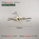 2023 GobekUsa Nordic LED Ceiling Chandelier for Living, Dining, and Bedroom