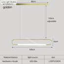 GobekUsa Nordic Minimalist Bar Hanging Rectangular Frame Pendant Light