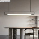 GobekUsa Nordic Minimalist Bar Hanging Rectangular Frame Pendant Light