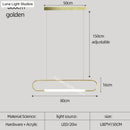 GobekUsa Nordic Minimalist Bar Hanging Rectangular Frame Pendant Light