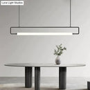 GobekUsa Nordic Minimalist Bar Hanging Rectangular Frame Pendant Light