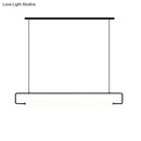 GobekUsa Nordic Minimalist Bar Hanging Rectangular Frame Pendant Light