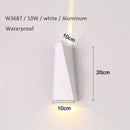 GobekUsa Dual Head 10W LED Wall Lamp for Bedroom Foyer, Waterproof Modern Outdoor Fixture