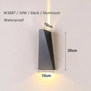 GobekUsa Dual Head 10W LED Wall Lamp for Bedroom Foyer, Waterproof Modern Outdoor Fixture