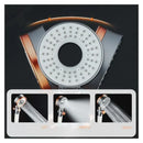Modern black & orange dual switch shower head bathroom high pressure by Decorbites