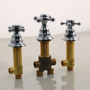 GobekUsa Black Painting Water Control Valve for Bathtub Faucet Mixer Handle