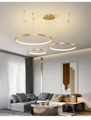 GobekUsa Modern Black Pendant Light for Living Room - Dimmable
