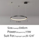 GobekUsa Modern Black Pendant Light for Living Room - Dimmable