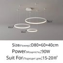 GobekUsa Modern Black Pendant Light for Living Room - Dimmable