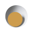 GobekUsa Macaron LED Circle Sconce Light in Black/Grey/Pink - Wall Mount Fixture (10"/13" Dia)