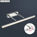 GobekUsa Sleek Acrylic Bedroom Vanity Light Fixture with Pivoting Bar LED Wall Mount
