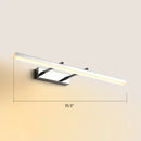 GobekUsa Sleek Acrylic Bedroom Vanity Light Fixture with Pivoting Bar LED Wall Mount