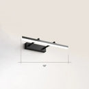 GobekUsa Sleek Acrylic Bedroom Vanity Light Fixture with Pivoting Bar LED Wall Mount