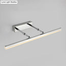 GobekUsa Sleek Acrylic Bedroom Vanity Light Fixture with Pivoting Bar LED Wall Mount