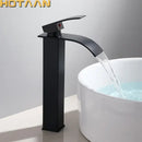 GobekUsa Black Plated Brass Basin Faucet Single Lever Hot&Cold Mixer Tap