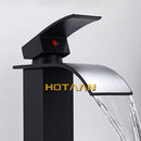 GobekUsa Black Plated Brass Basin Faucet Single Lever Hot&Cold Mixer Tap