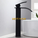 GobekUsa Black Plated Brass Basin Faucet Single Lever Hot&Cold Mixer Tap