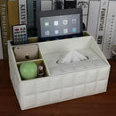 GobekUsa Desktop Tissue Box Holder: Elegant Paper Towel Storage Tray for Home and Office