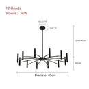 GobekUsa Gypsophila LED Ceiling Pendant Lamp for Indoor Living Dining Bedroom Lighting