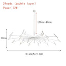GobekUsa Gypsophila LED Ceiling Pendant Lamp for Indoor Living Dining Bedroom Lighting