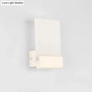 GobekUsa Minimalist Acrylic Rectangle Wall Mount LED Sconce Lamp - Bedside Light with Warm/White Glow