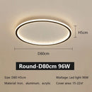 GobekUsa LED Ceiling Lamp Iron Dimmable Modern Living Room Light Fixture