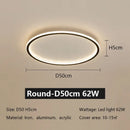GobekUsa LED Ceiling Lamp Iron Dimmable Modern Living Room Light Fixture
