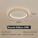 GobekUsa LED Ceiling Lamp Iron Dimmable Modern Living Room Light Fixture
