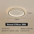 GobekUsa LED Ceiling Lamp Iron Dimmable Modern Living Room Light Fixture