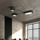 GobekUsa Black Nordic LED Ceiling Lights Chandeliers for Modern Living Room Decoration