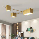 GobekUsa Black Nordic LED Ceiling Lights Chandeliers for Modern Living Room Decoration