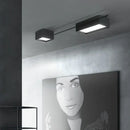 GobekUsa Black Nordic LED Ceiling Lights Chandeliers for Modern Living Room Decoration