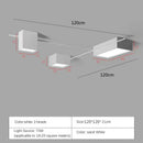GobekUsa Black Nordic LED Ceiling Lights Chandeliers for Modern Living Room Decoration
