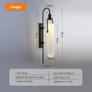 GobekUsa Glass Shade LED Wall Lamp for Living Room, Bedroom, Aisle, Stairs