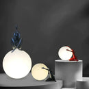 GobekUsa Abstract Humanoid Ball Holder Table Lamp - Modern Art Sculpture Light