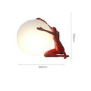 GobekUsa Abstract Humanoid Ball Holder Table Lamp - Modern Art Sculpture Light