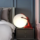 GobekUsa Abstract Humanoid Ball Holder Table Lamp - Modern Art Sculpture Light